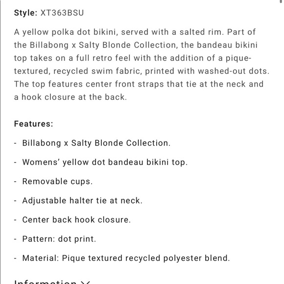 ☀️Billabong x Salty Blonde - Sun Dipped Bikini Top - Picture 13 of 13